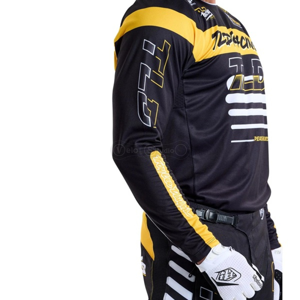 Мото джерсі TLD GP PRO JERSEY; FIFTY-50 [BLACK/GOLD] LG