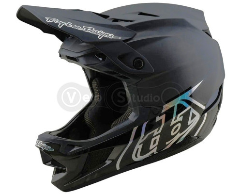 Вело шолом TLD D4 Carbon Mips Helmet; [Stealth Black] MD