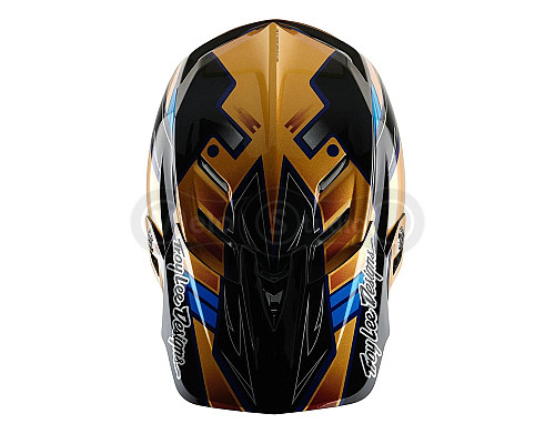 Вело шолом TLD D4 Composite Mips Helmet; Royalty [Black / Gold] XL