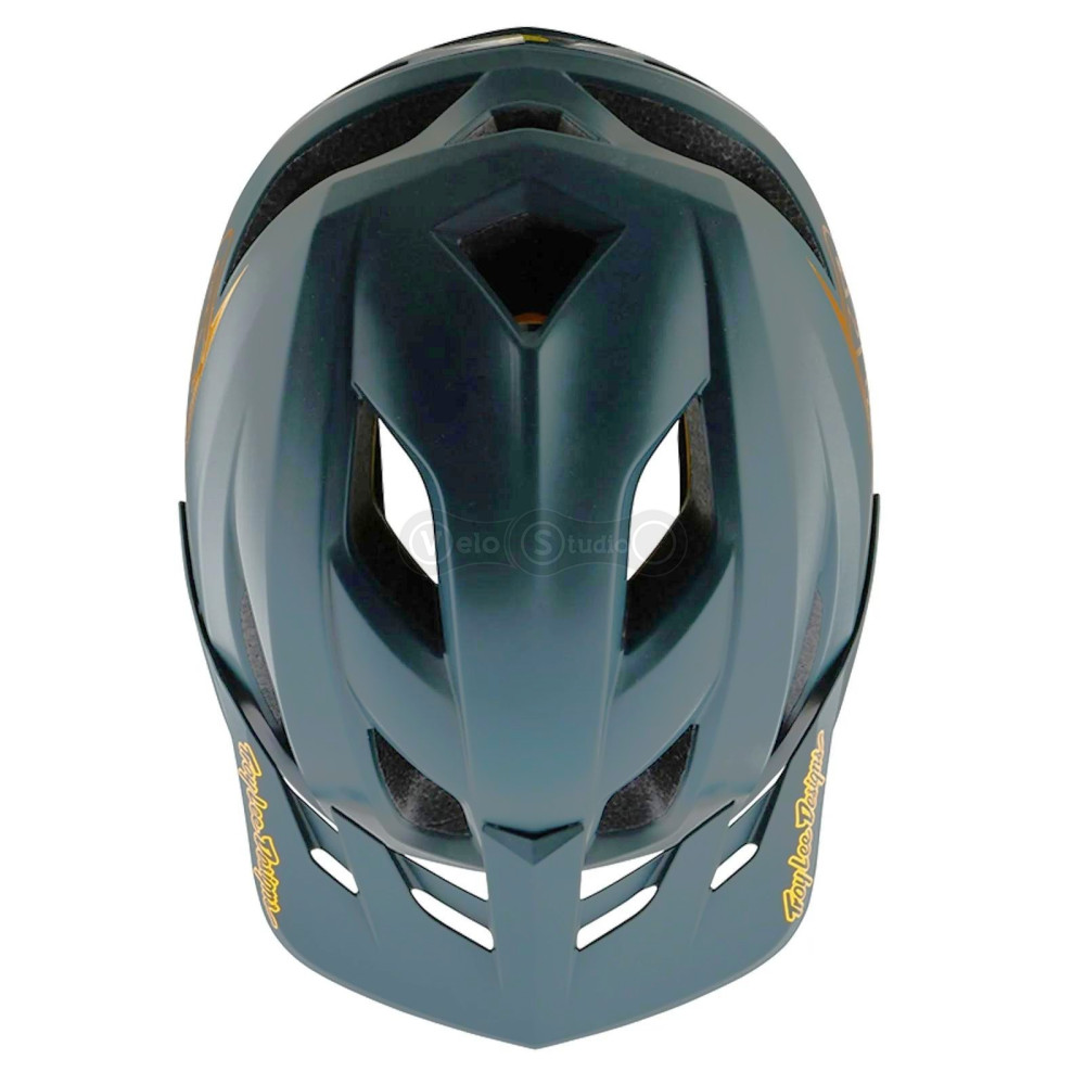 Вело шлем TLD FLOWLINE MIPS HELMET; POINT [GRAY / GOLD] MD/LG