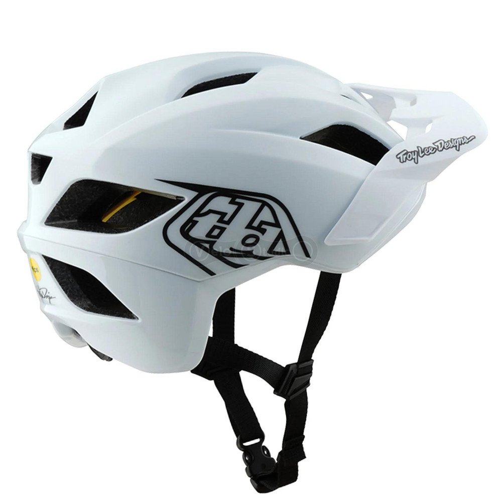 Вело шлем TLD FLOWLINE MIPS HELMET; POINT [WHITE / BLACK] MD/LG