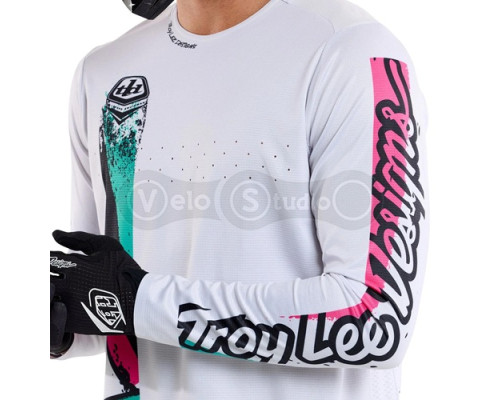 Джерси TLD SPRINT JERSEY; FULL PULL [CHALK] MD