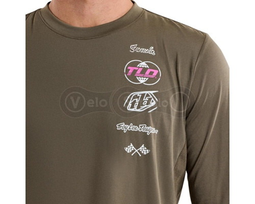 Джерси TLD SKYLINE LS RIDE TEE; WORLDWIDE [CAPER] SM