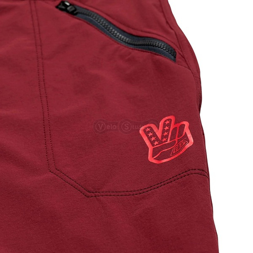 Велошорты TLD SKYLINE TRAIL SHORT SHELL; MONO [OXBLOOD] 32
