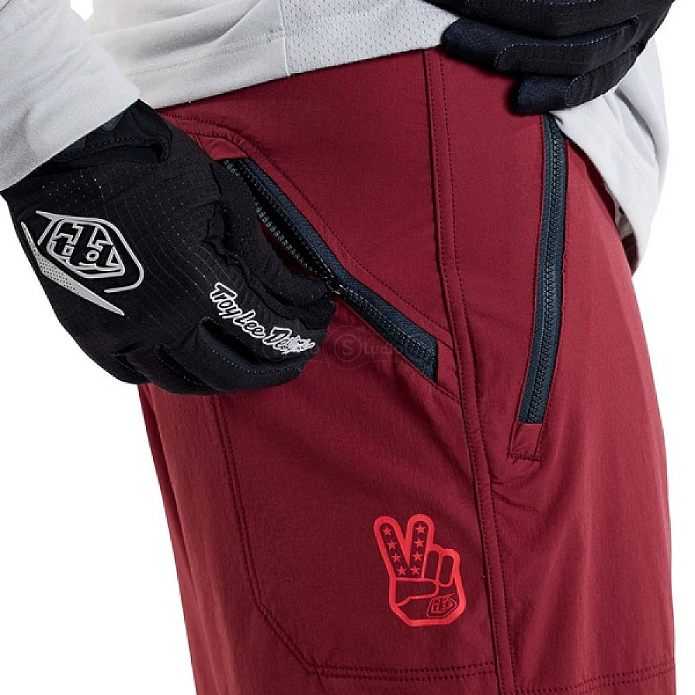 Велошорты TLD SKYLINE TRAIL SHORT SHELL; MONO [OXBLOOD] 32