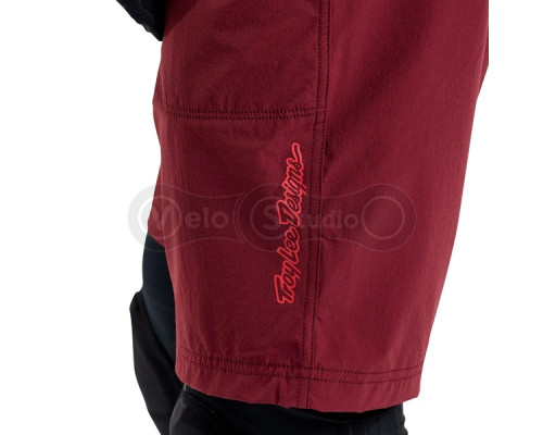 Велошорти TLD SKYLINE TRAIL SHORT SHELL; MONO [OXBLOOD] 36