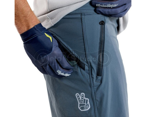 Велошорти TLD SKYLINE TRAIL SHORT SHELL; MONO [STEEL BLUE] 32