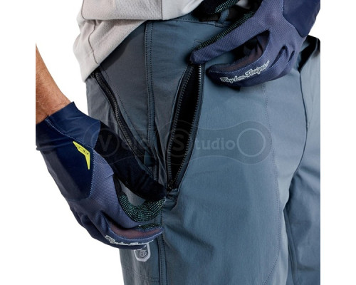 Велошорти TLD SKYLINE TRAIL SHORT SHELL; MONO [STEEL BLUE] 34