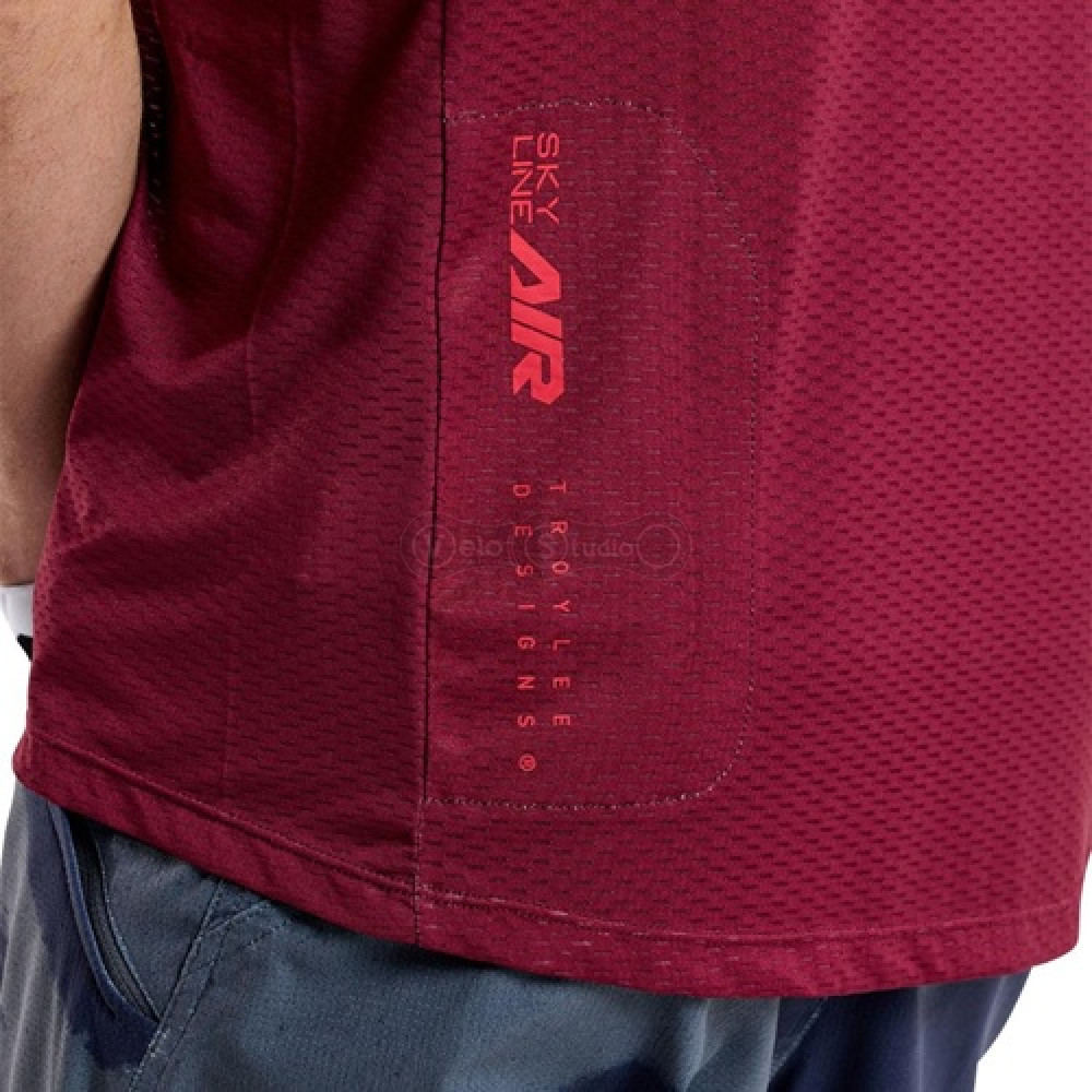 Джерсі TLD SKYLINE AIR SS JERSEY; MONO [OXBLOOD] XL
