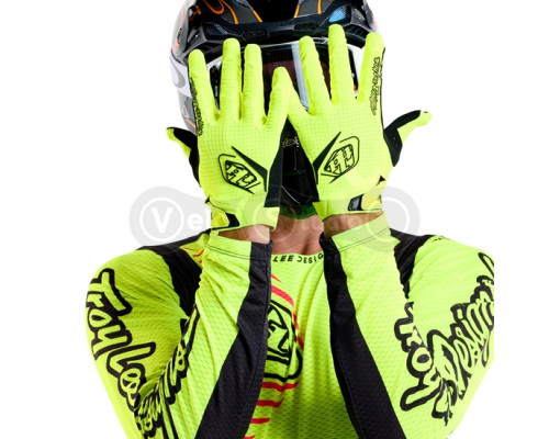 Детские вело перчатки TLD YOUTH AIR GLOVE; MONO [FLO YELLOW] YXL