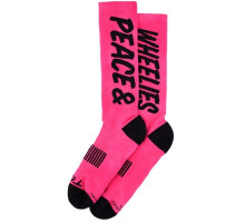 Носки TLD MENS PERFORMANCE SOCKS; PEACE &amp; WHEELIES [FUSCIA] S/M