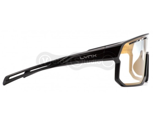 Очки LYNX Bismarck PH B, matt Black1/Smoke with Gold Revo - Фотохромные (1-3 кат)