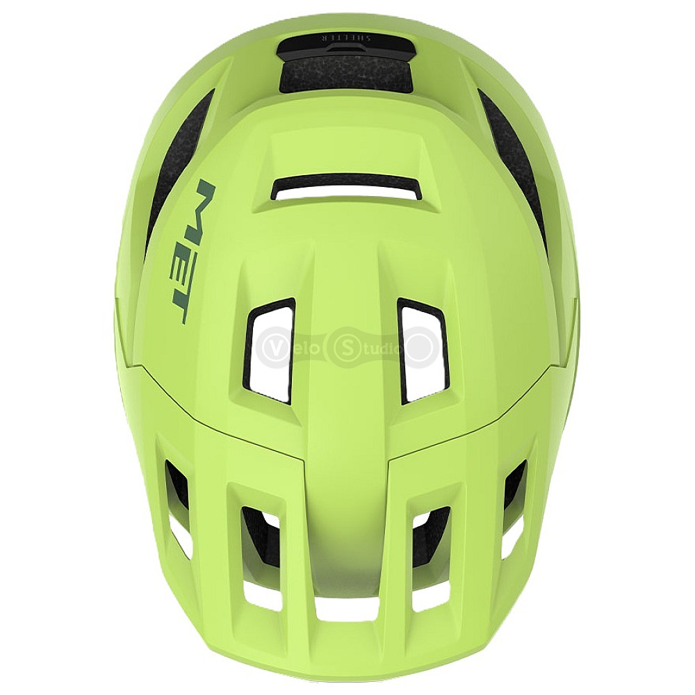 Шлем MET SHELTER CE ULTRA LIME | MATT L ( 58-61 )