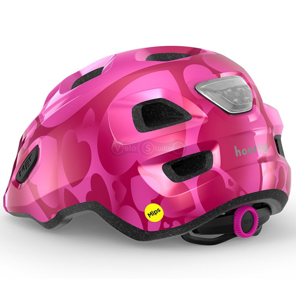 Шлем MET HOORAY MIPS CE PINK HEARTS | GLOSSY XS (46-52)