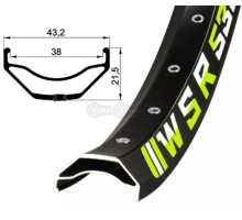 Обод Remerx WSR RX 2038, 27,5х38, 36 спиц, AV, E-Bike