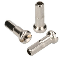 Ниппель Mach1 2,3x14мм серебристый/ комплект 100 штук