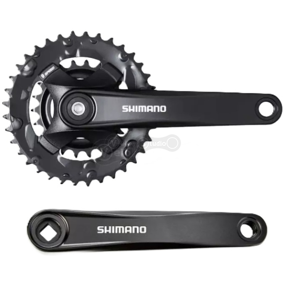Шатуни Shimano FC-MT101-2, 170мм, 36X22, OEM