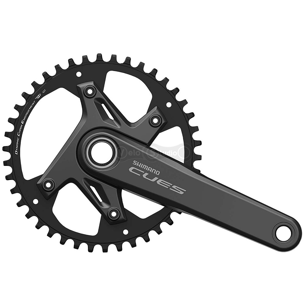 Шатуни Shimano FC-U6030-1, CUES, вбудована вісь, 175мм, 42T, 9-11 швидкостей