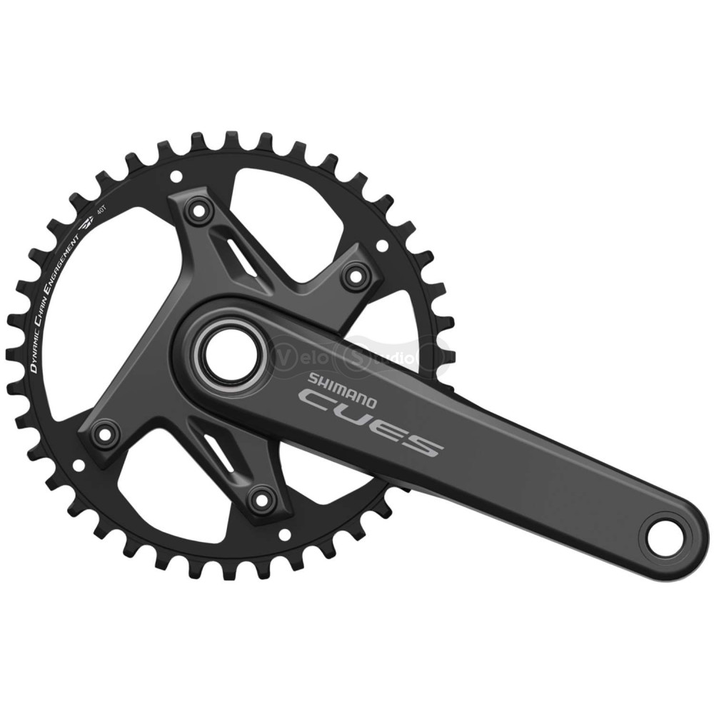 Шатуни Shimano FC-U6040-1, CUES, інтегрована вісь, 170мм, 40T, 9-11 швидкостей