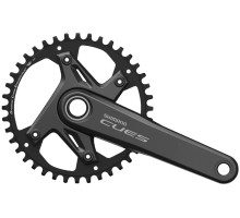 Шатуны Shimano FC-U6040-1, CUES, интегрированная ось, 170мм, 40T, 9-11 скоростей