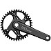 Шатуны Shimano FC-U6040-1, CUES, интегрированная ось, 175мм, 40T, 9-11 скоростей