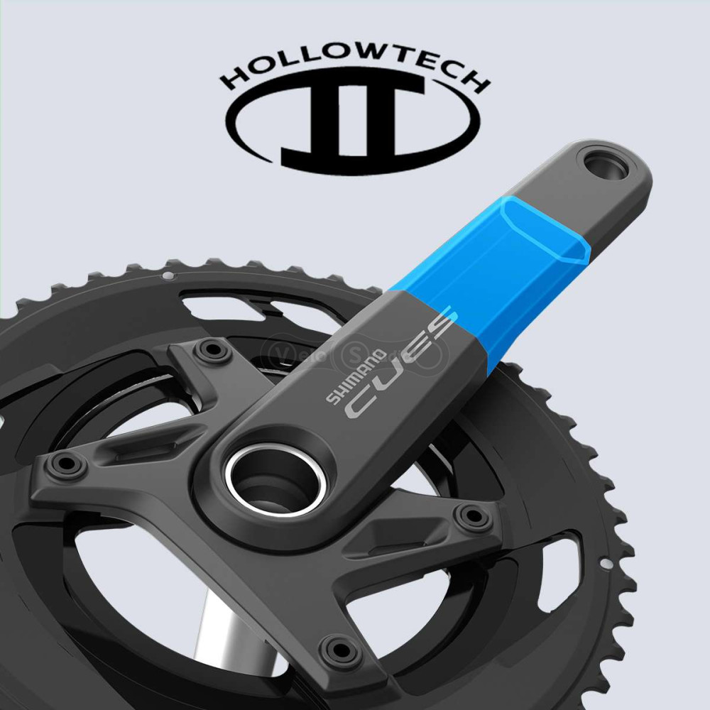 Шатуни Shimano FC-U6040-2, CUES, інтегрована вісь, 175мм, 46X32T, 9-11 швидкостей