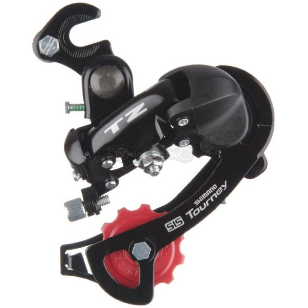 Переключатель задний Shimano RD-TZ500-B TOURNEY 6 скоростей, крюк