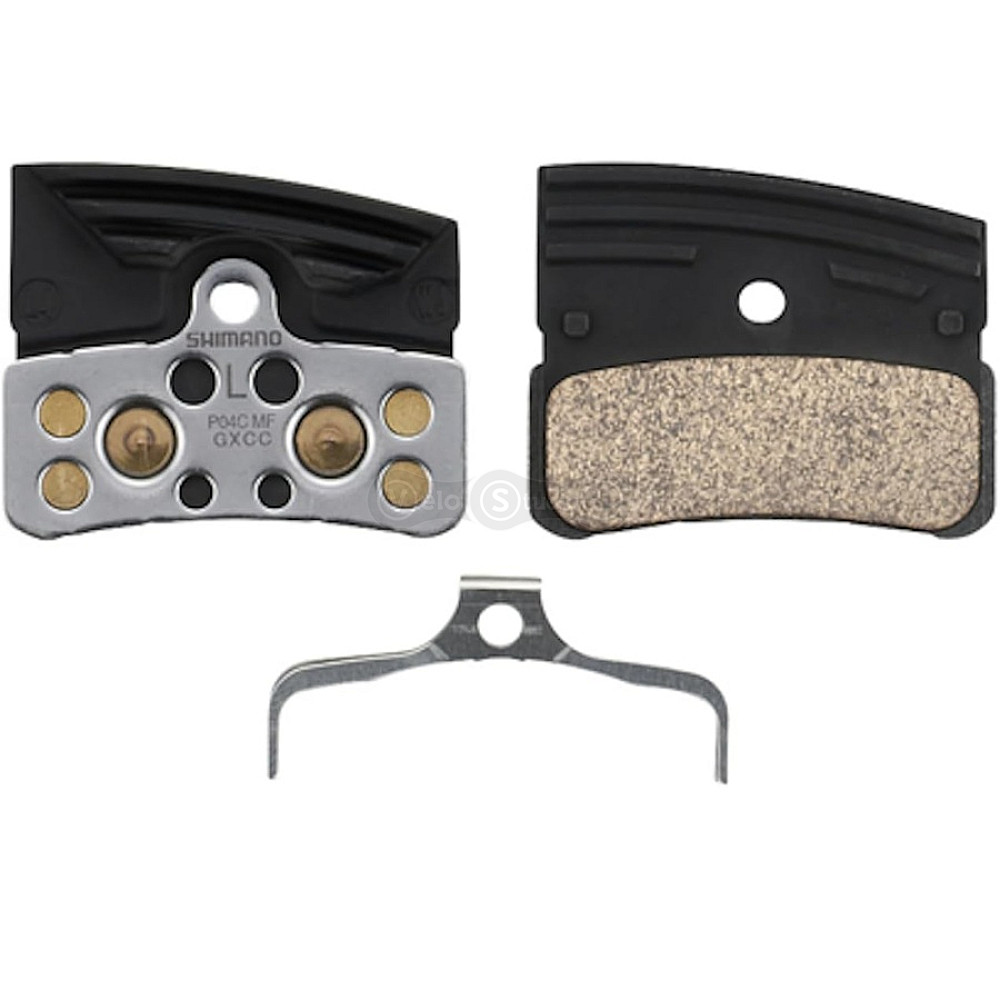 Тормозные колодки Shimano P04C-MF с радиатором, XTR, Deore XT, SLX, CUES, металл