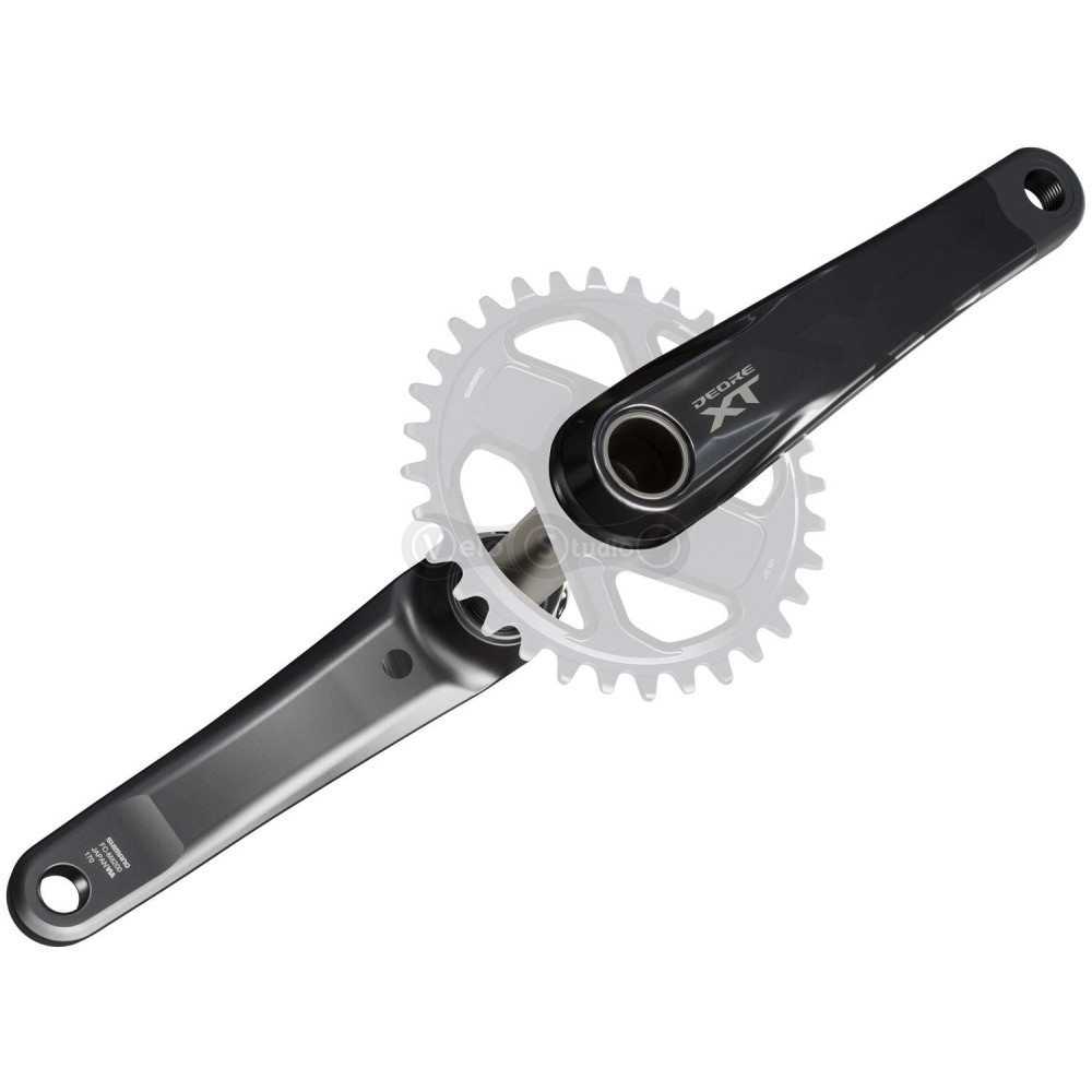Шатуни Shimano FC-M8200-1 DEORE XT, Hollowtech II 175мм без зірки, CL-55мм без каретки
