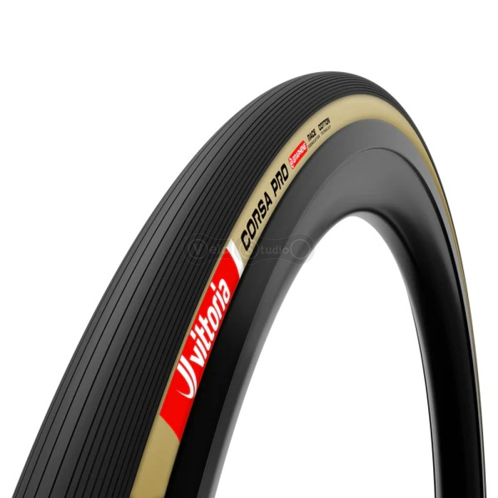 Покрышка Vittoria Corsa Pro 28-622, бежевая боковина
