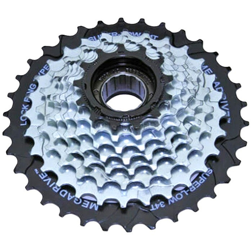 Тріскачка SunRace MFM56 8CV E, 8 швидкостей, 13-34T, Black