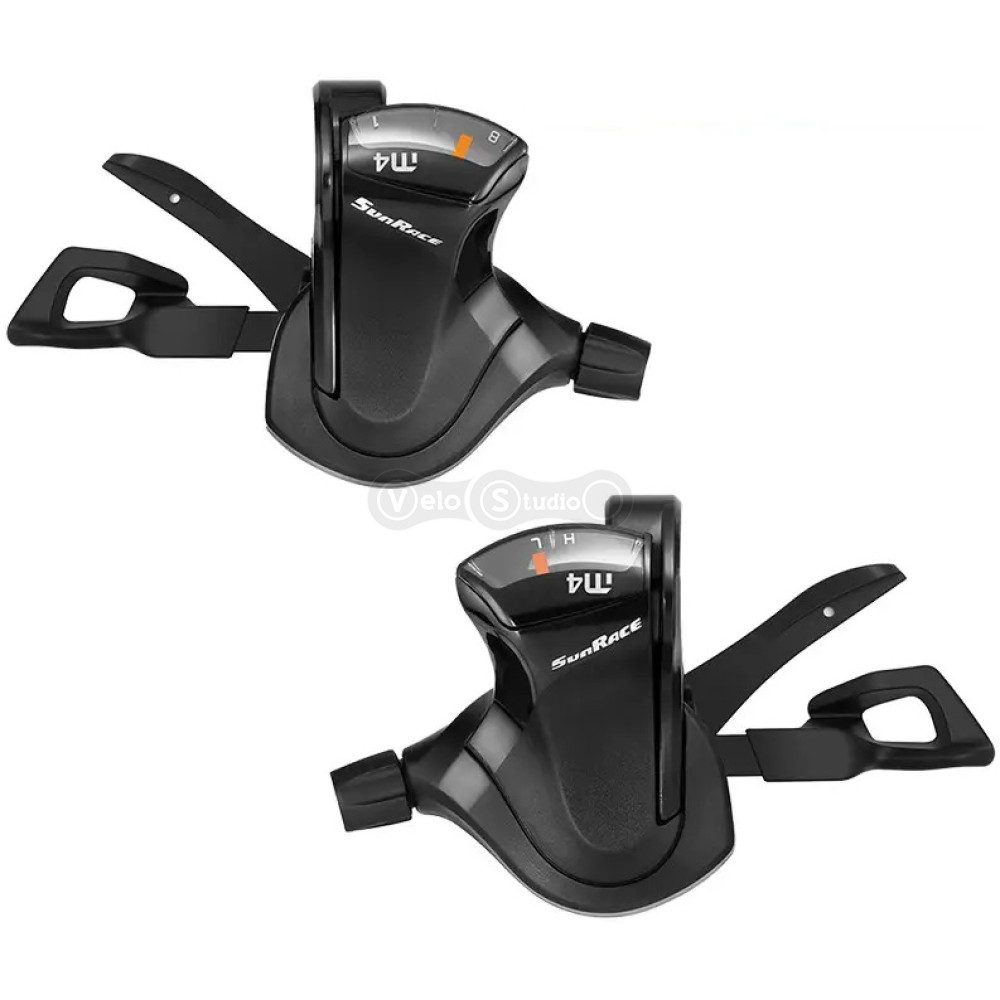 Манетки SunRace DLM403 R8/L3, левая/правая, на 8/3 скоростей