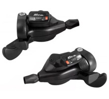 Манетки SunRace DLM33 R7/L3, левая/правая, на 3/7 скоростей с дисплеем передач