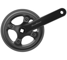 Шатуни SunRace FCM80V під квадрат, 170 мм, 34T, 96BCD, на 11/10/9 швидкостей, чорні