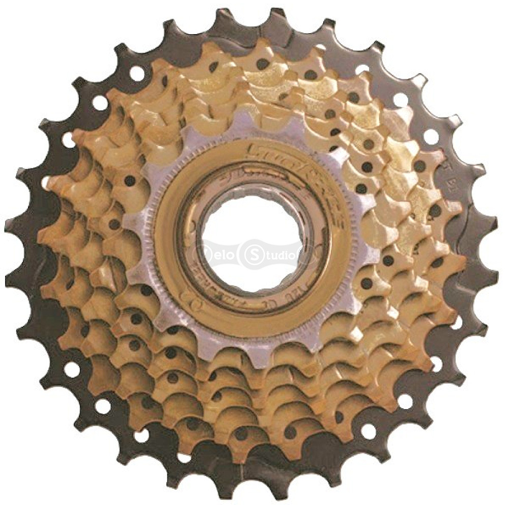 Трещотка SunRace MFM2A 6DS, 6 скоростей, 14-28T, Brown/Black