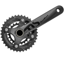 Шатуни SunRace FCMS66 Hollowtech, 175 мм, 36-22T, 104/64BCD, алюмінієва зірка