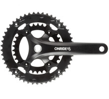 Шатуни ONRIDE Duet 910, під квадрат, 175 мм, 34-50Т, BCD 110/80 мм, на 9/8 швидкостей