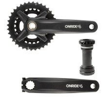 Шатуны ONRIDE Duet Pro 1210, Hollowtech, 170 мм, 26-36Т, BCD 104/64, 12/11 ск., с кареткой