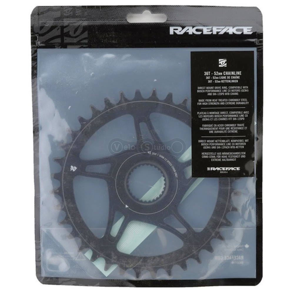 Зірка RACE FACE BG4,DM,55,36T,STL,SHI12,BLK