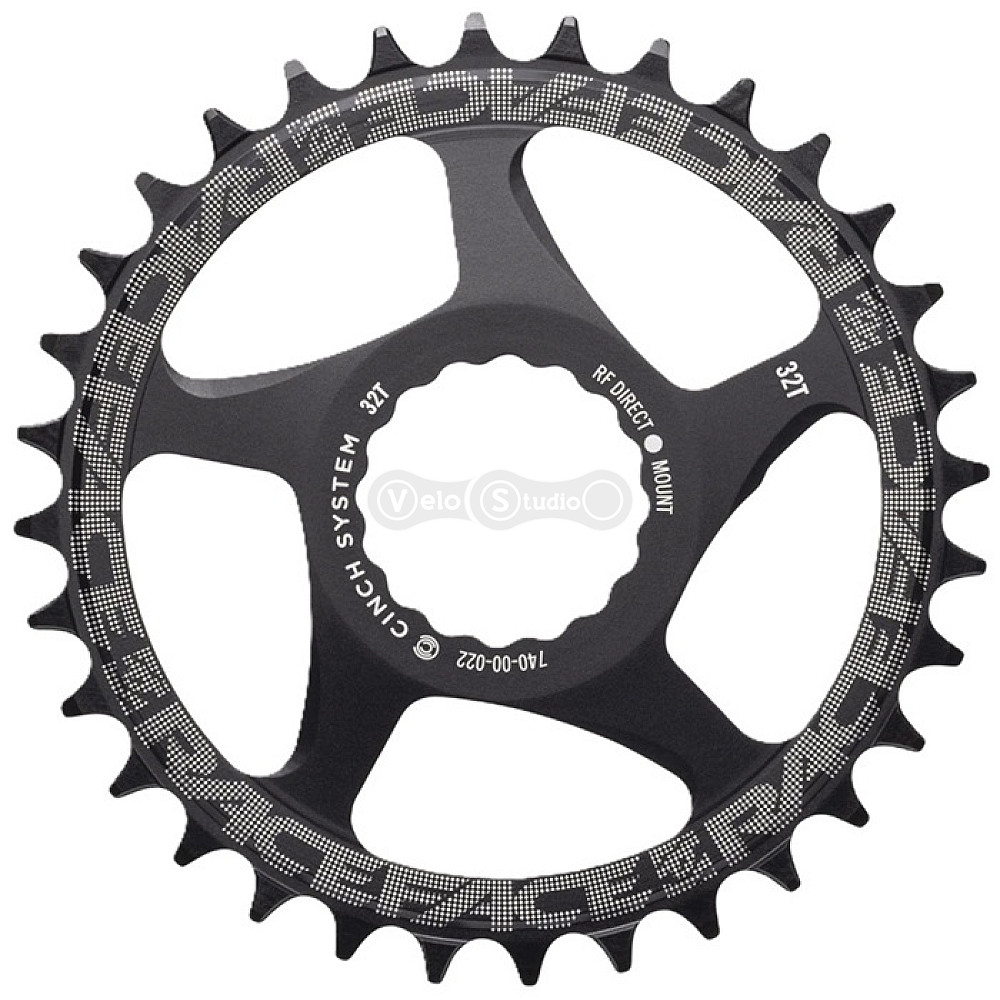 Звезда RACE FACE CHAINRING, CINCH, DM, 32T, MATTE BLK, 10-12S