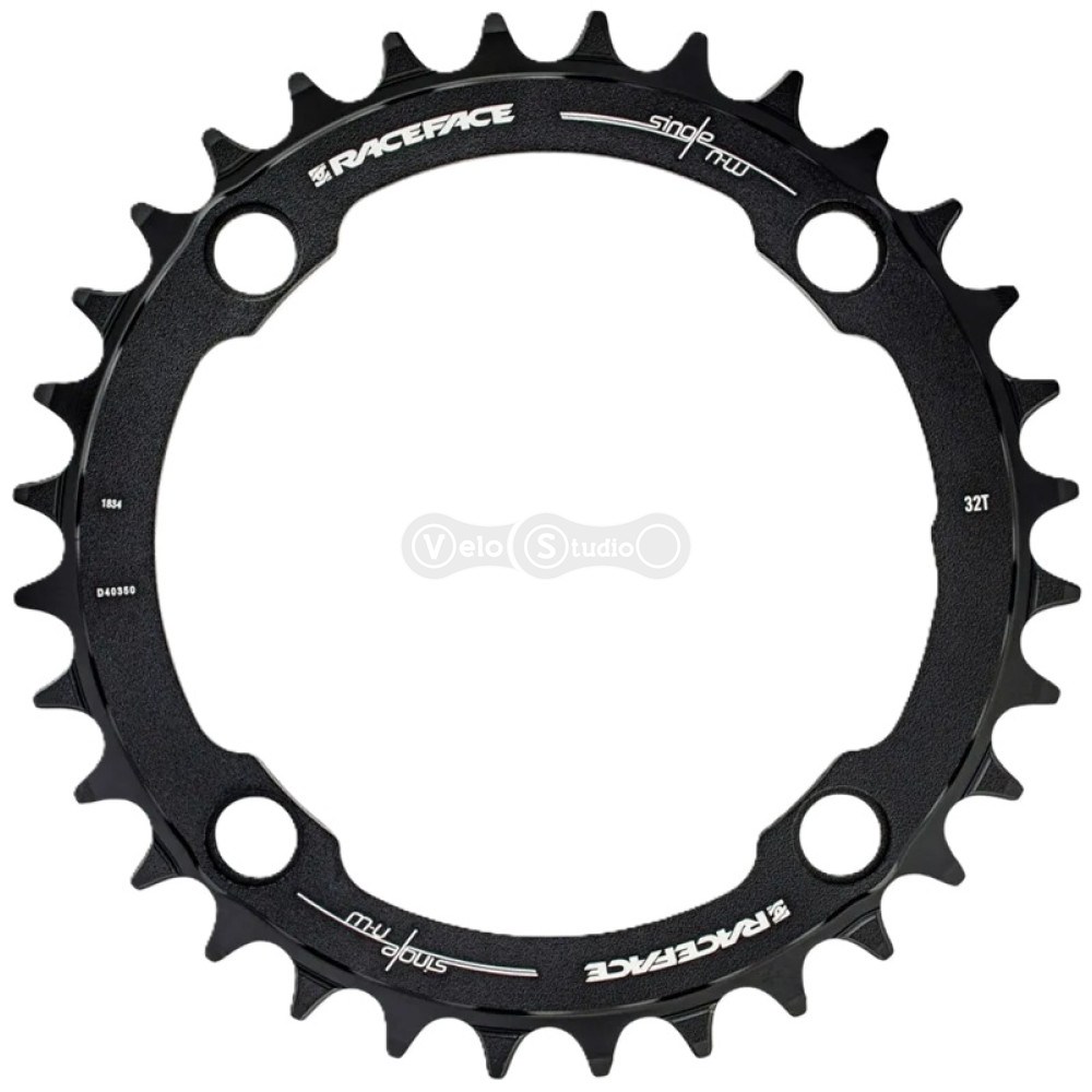 Звезда RACE FACE CHAINRING,NARROW WIDE,104X30,MATTE BLK,10-12S