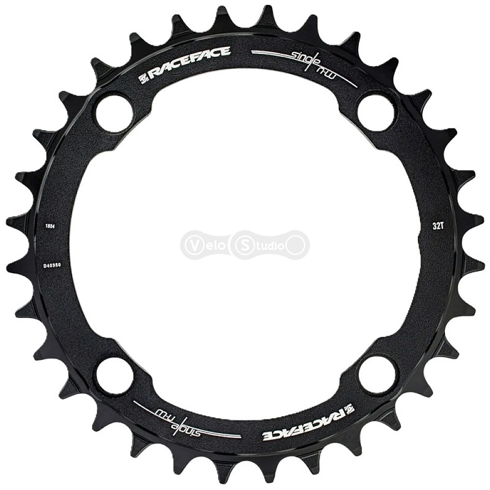 Звезда RACE FACE CHAINRING,NARROW WIDE,104X36,MATTE BLK,10-12S