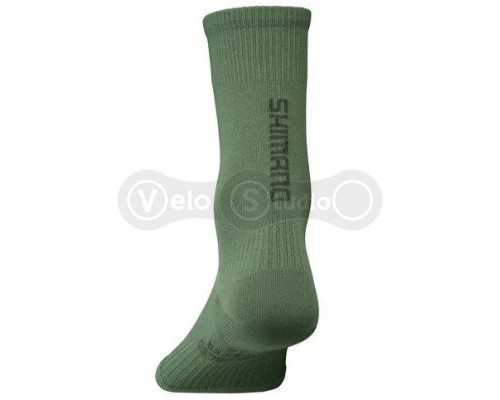 Носки Shimano Evolve, зеленые, M-L (41-44)