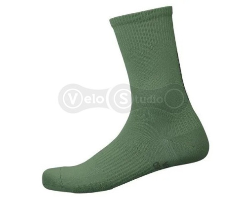 Носки Shimano Evolve, зеленые, L-XL (45-48)