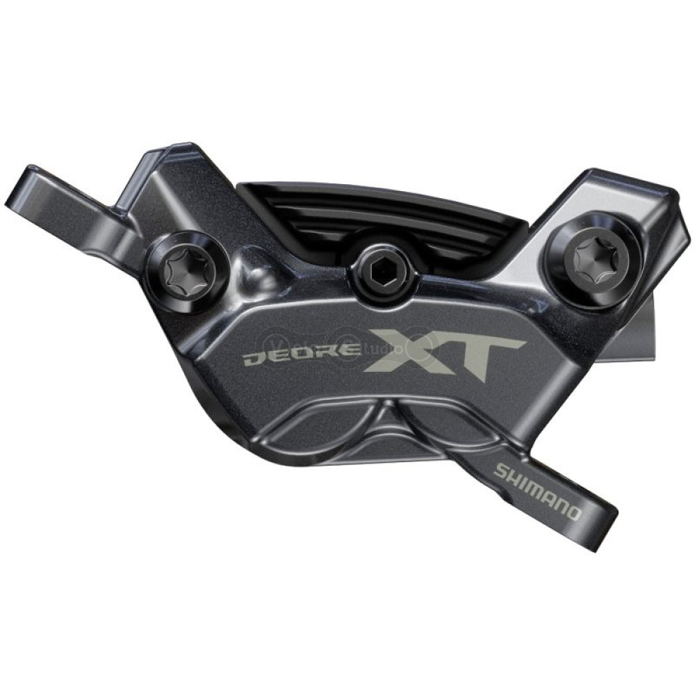 Калипер гидравлического тормоза Shimano BR-M8220 Deore XT, монтаж РМ160мм, колодка P03A-RF полимер