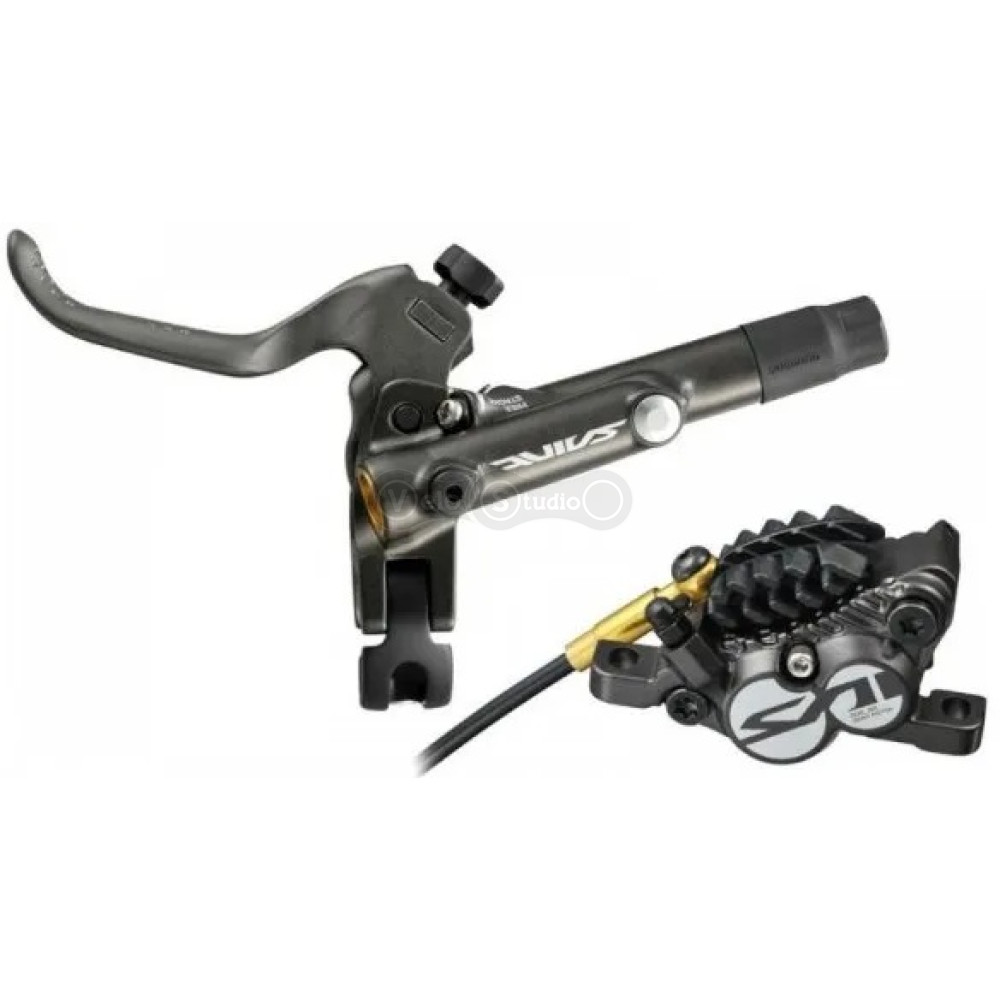 Тормоз гидравлический дисковый Shimano M820 SAINT передний, 4-поршня, J-kit гидролиния 1000мм