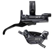 Гальмо гідравлічне дискове Shimano M8220 DEORE XT заднє, 4-поршня, J-kit гідролінія 1700мм