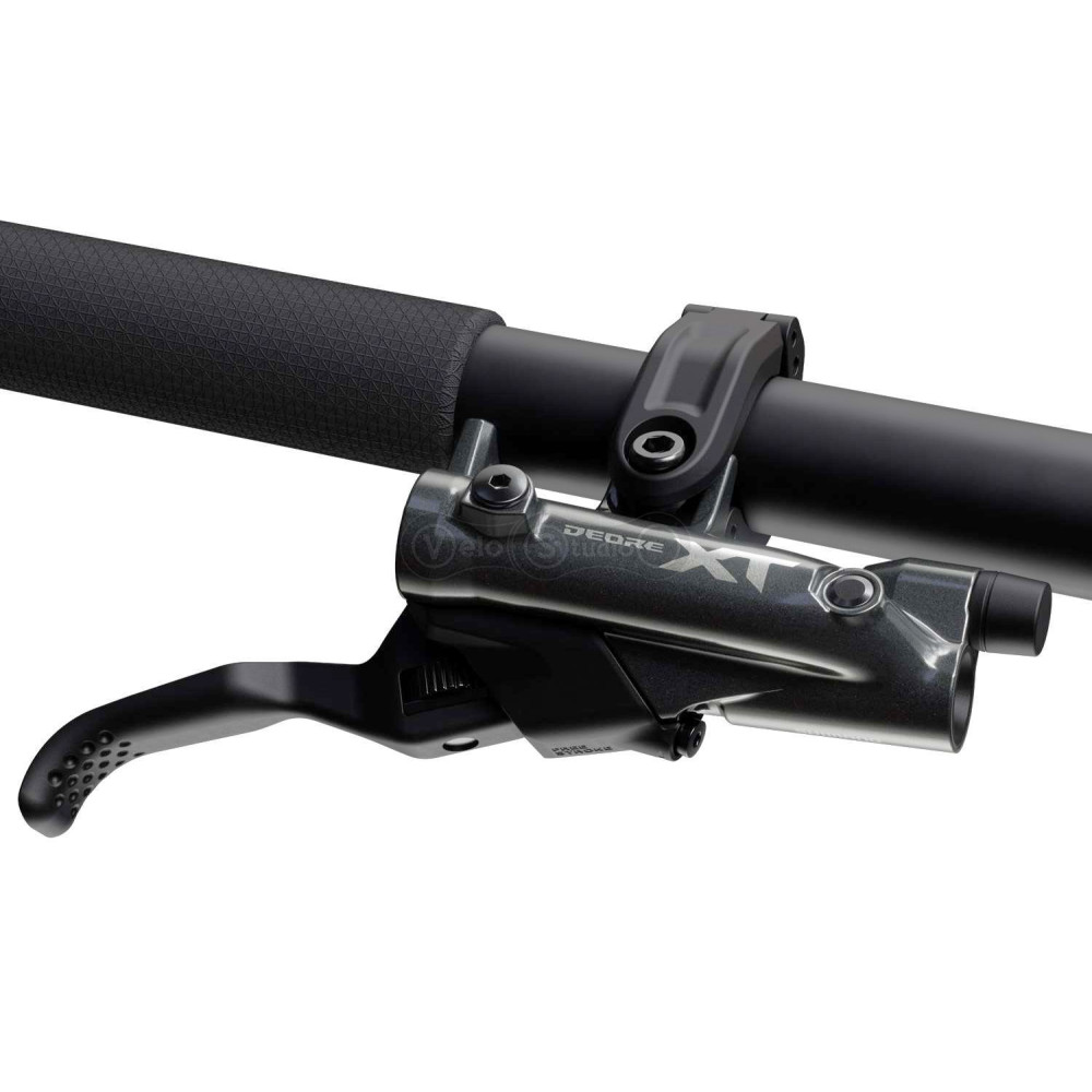 Тормоз гидравлический дисковый Shimano M8220 DEORE XT задний, 4-поршня, J-kit гидролиния 1700мм