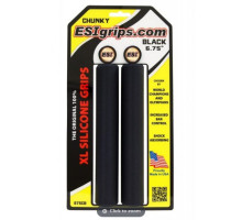 Грипсы ESI XL 6.75 дюймов; Chunky Black (черные)