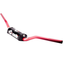 Мото руль ODI MX Handlebars, Podium FLIGHT, 805 мм, подъём 65 мм, Hon/Kaw Red